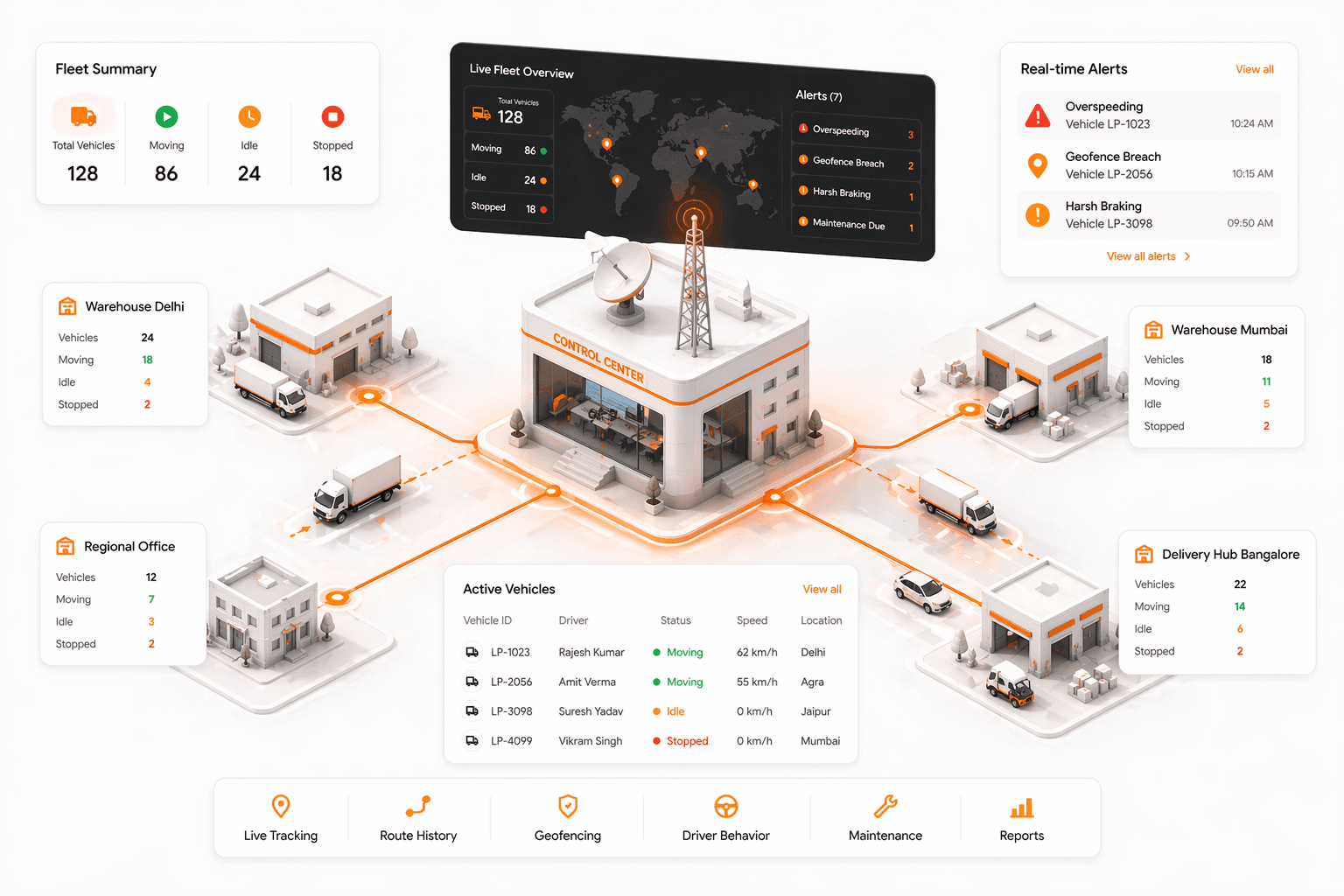 A control center designed for daily operations