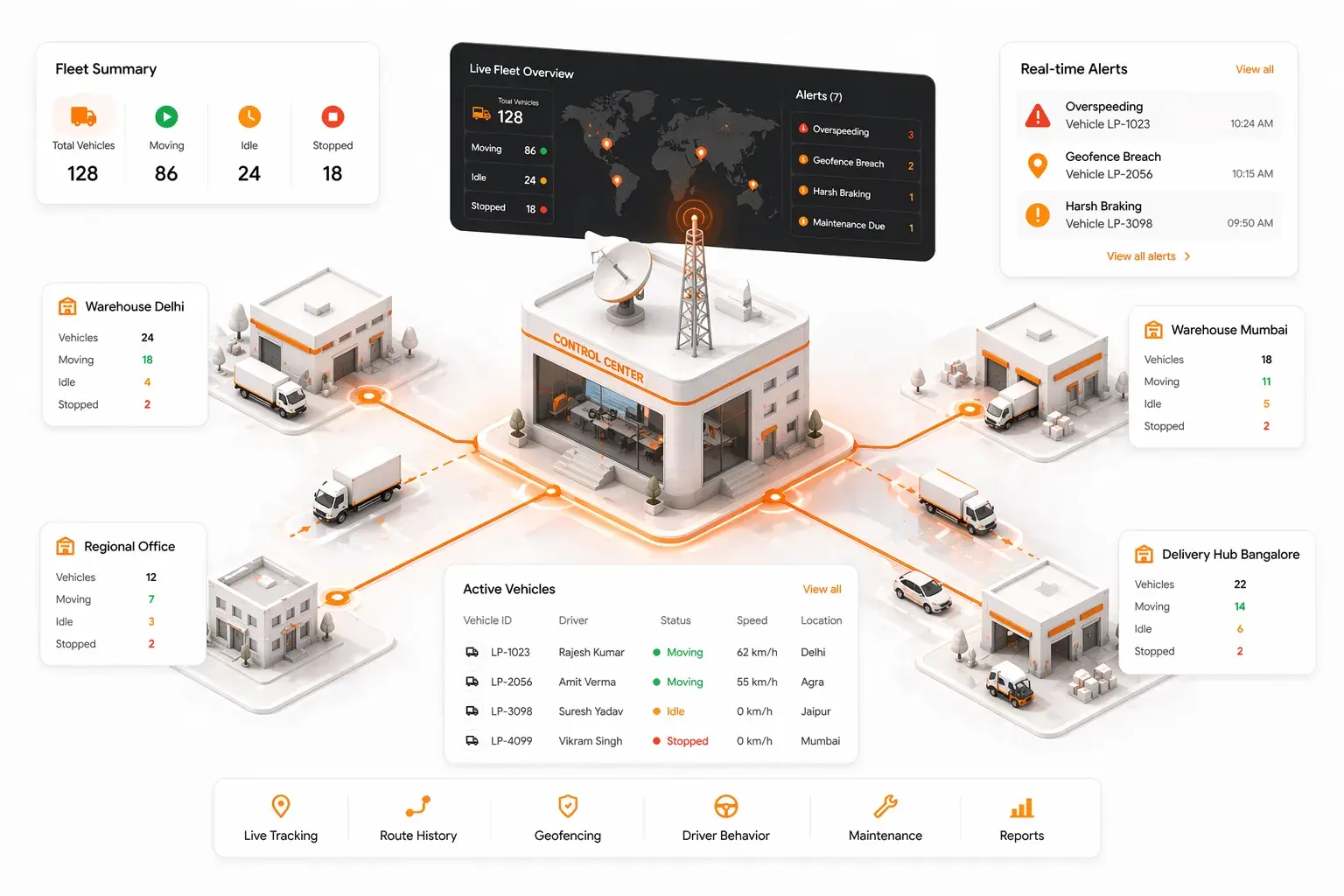 A control center designed for daily operations