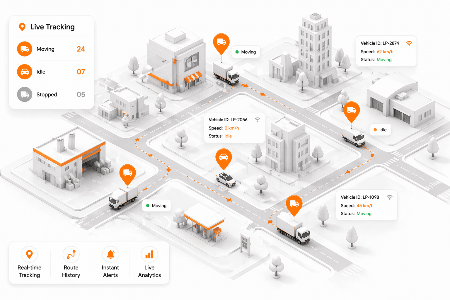 Real-time fleet tracking that dispatchers trust