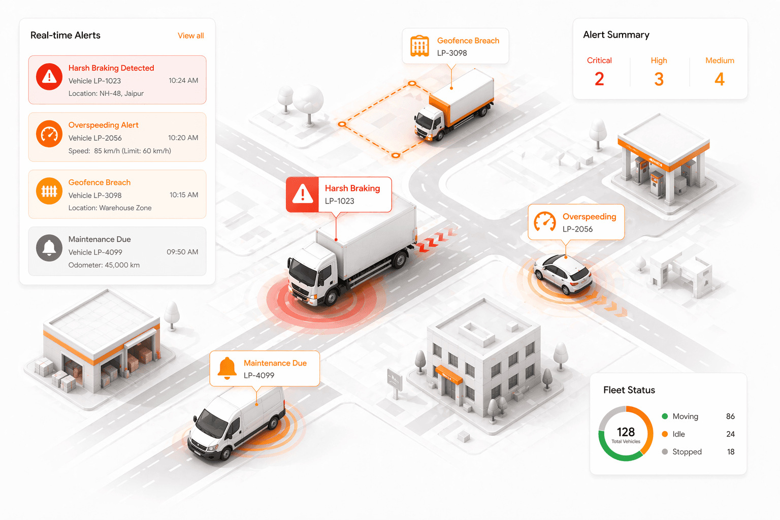 Realtime notifications for high-priority events