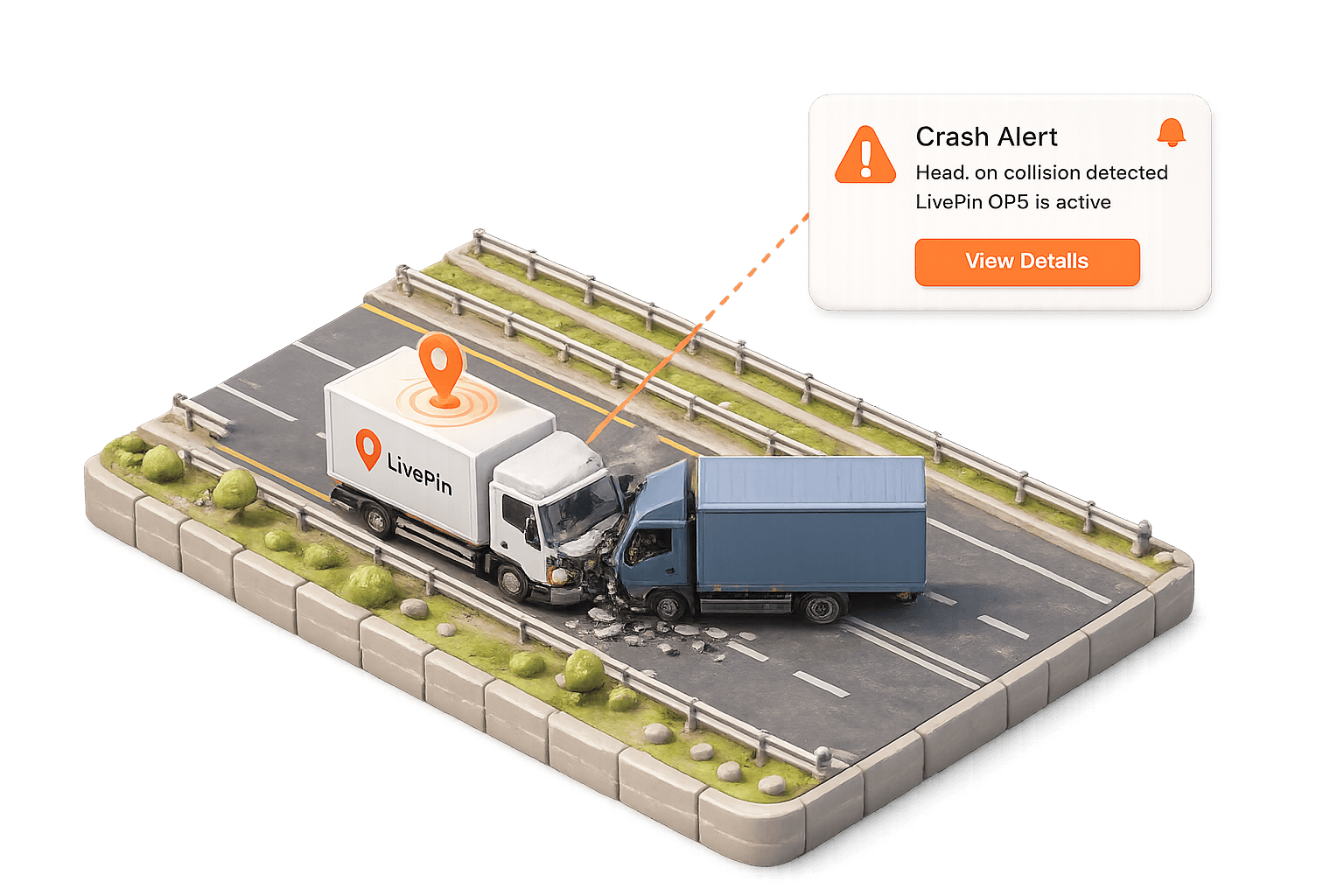 Isometric illustration: Harsh events & impact