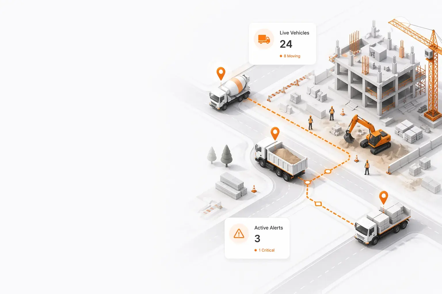 Construction fleet solution