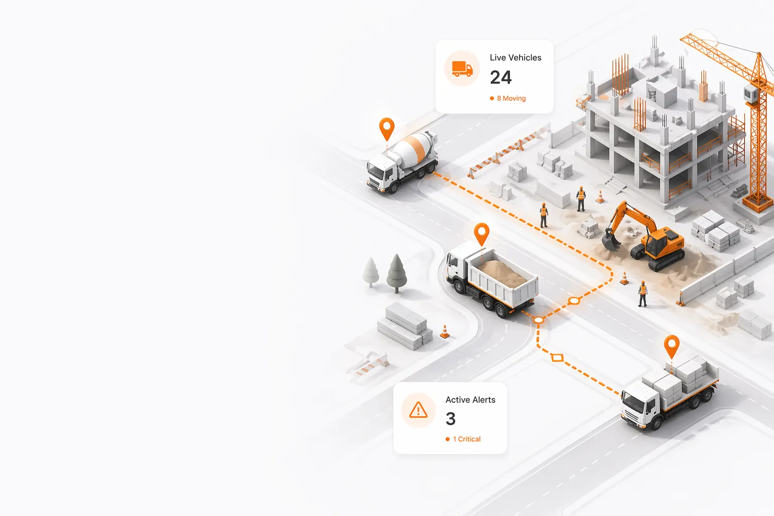 Construction fleet solution