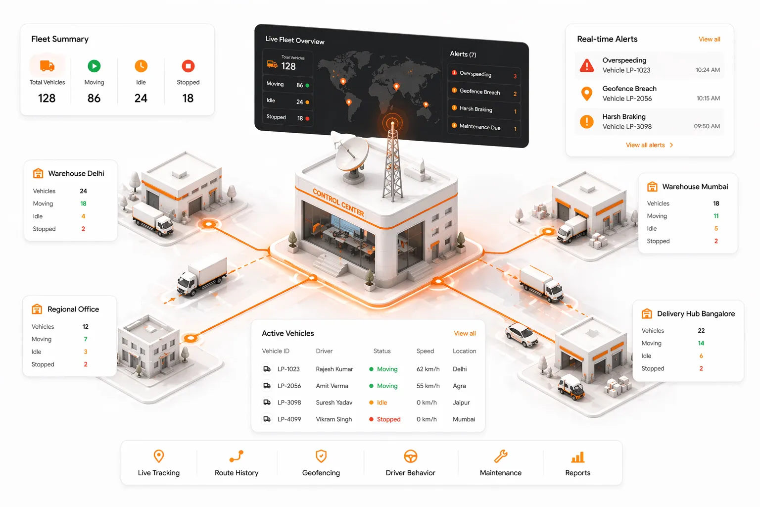 A control center designed for daily operations